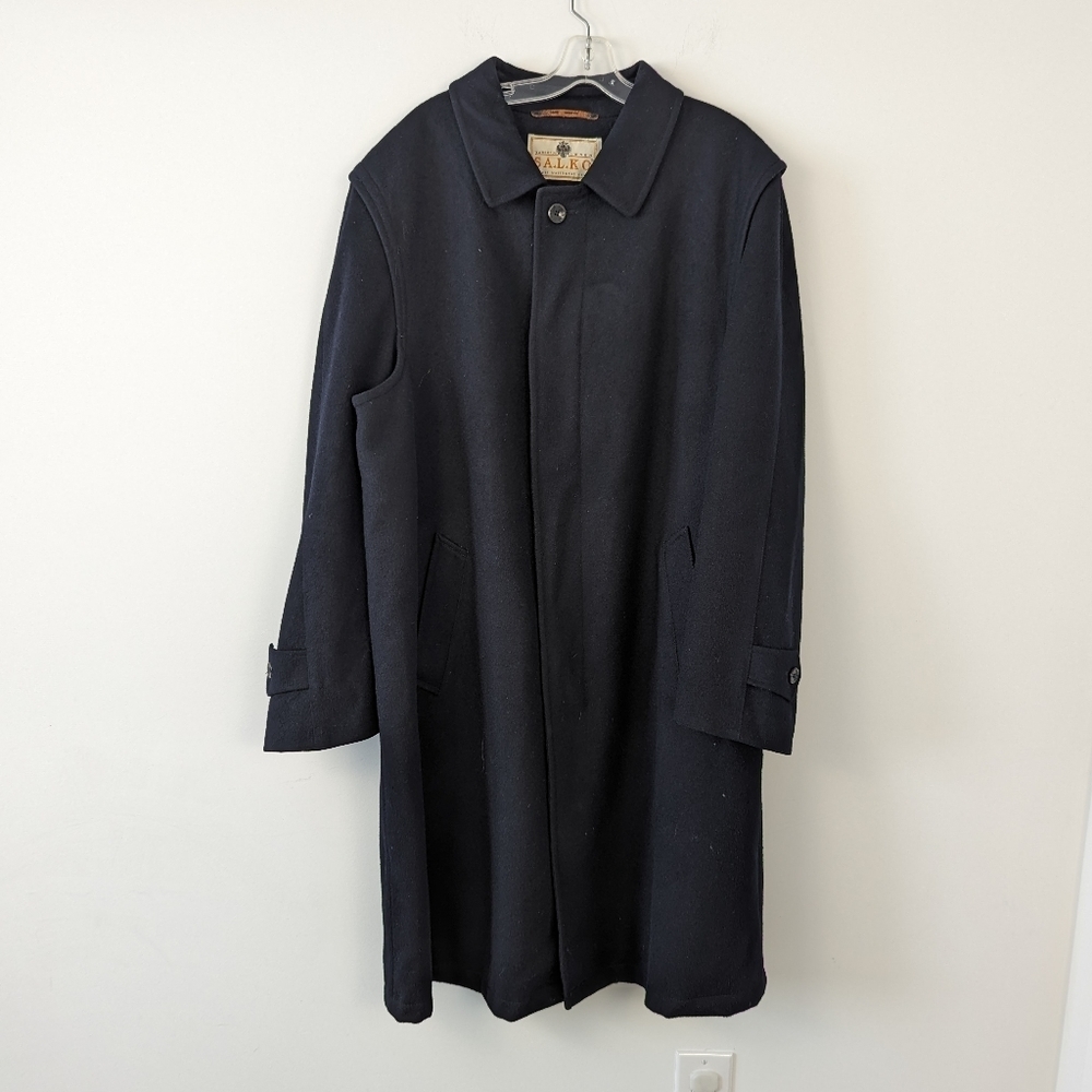Vintage Hubertus Loden S.A.L.K.O. Traditional Austrian Alpaca & Wool Coat Men's